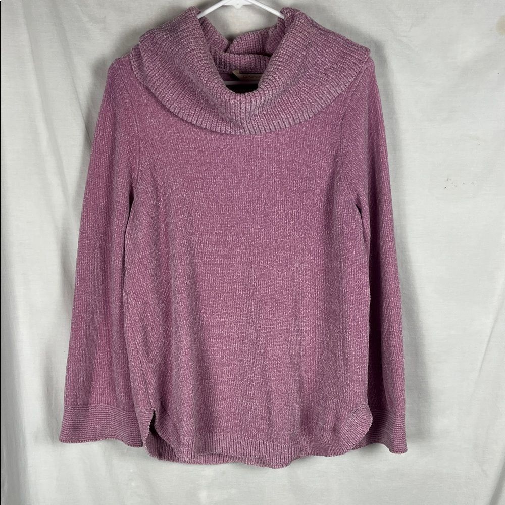 NWT Light Pink Soft Surroundings Turtleneck Cozy Sweater